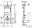 Система инсталляции для унитазов Geberit Duofix UP100 111.153.00.1