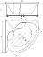 Акриловая ванна Акватек Борей 3
