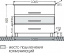 Тумба с раковиной Санта Вегас 105 напольная